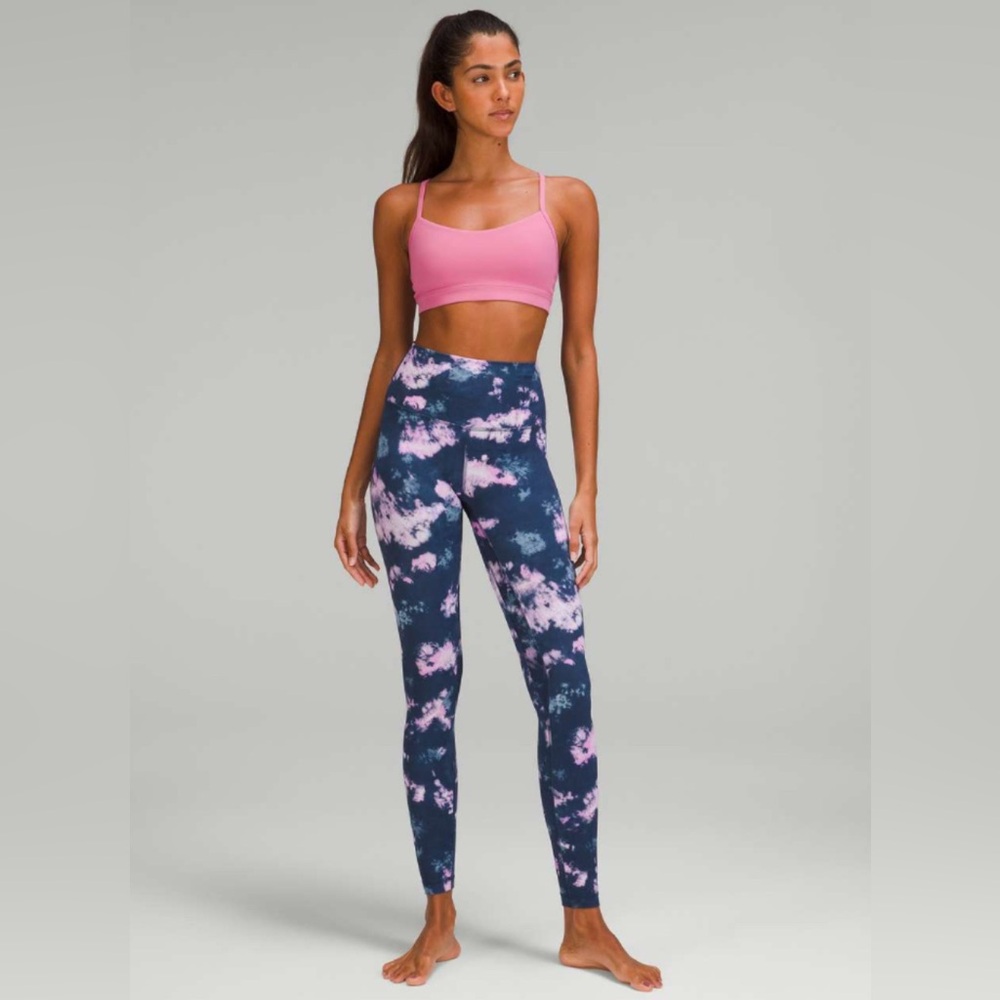 NWOT Lululemon Align High-Rise Pant 28" Circulate Tie Dye Mineral Blue M… - Picture 2 of 8